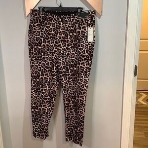 Ana wildcat print ankle pant size 10